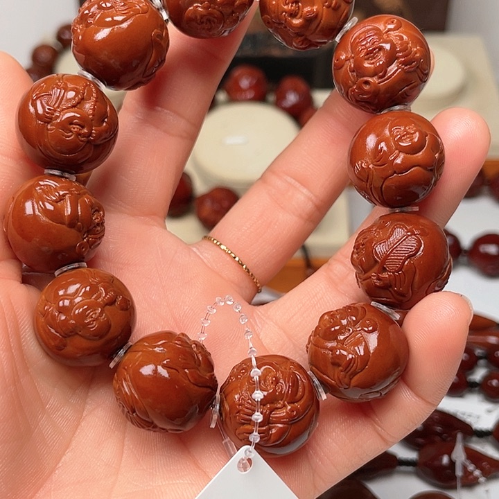 橄榄核手串商****发玉化财弥