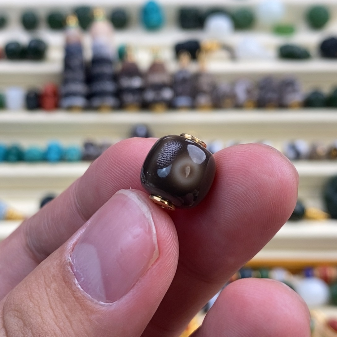 玛瑙/玉髓颈饰18K金镶嵌