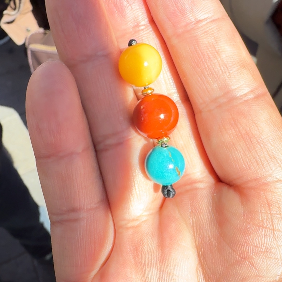 花****蜜蜡未镶嵌颈饰藏传精品蜜蜡珠子