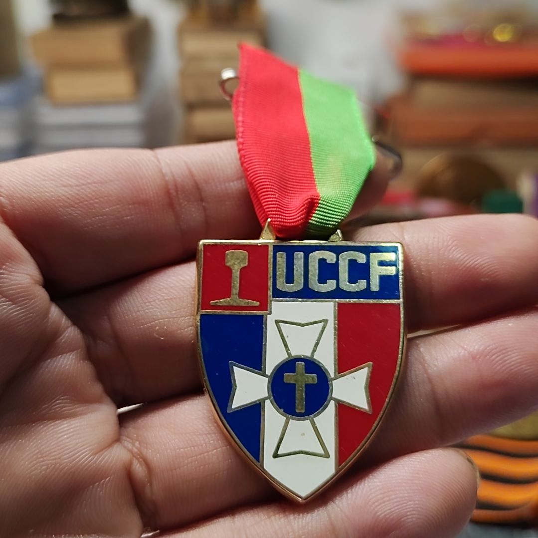 逢***.外国早期的纪念章一个