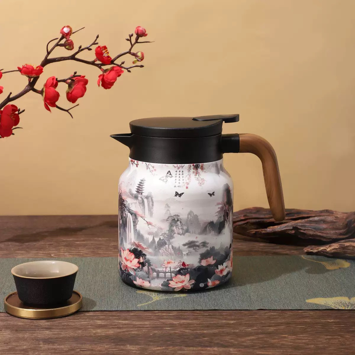 316不锈钢大容量保温闷茶壶水分离家用办公泡茶咖啡壶