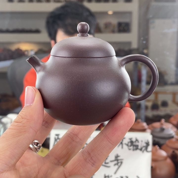 紫砂茶壶140cc老紫泥茶壶