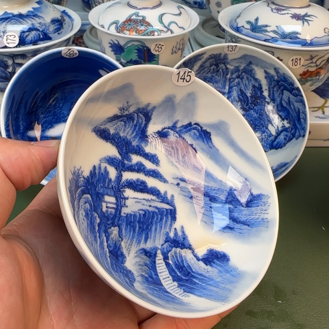 彦祖纯手工手绘茶具145