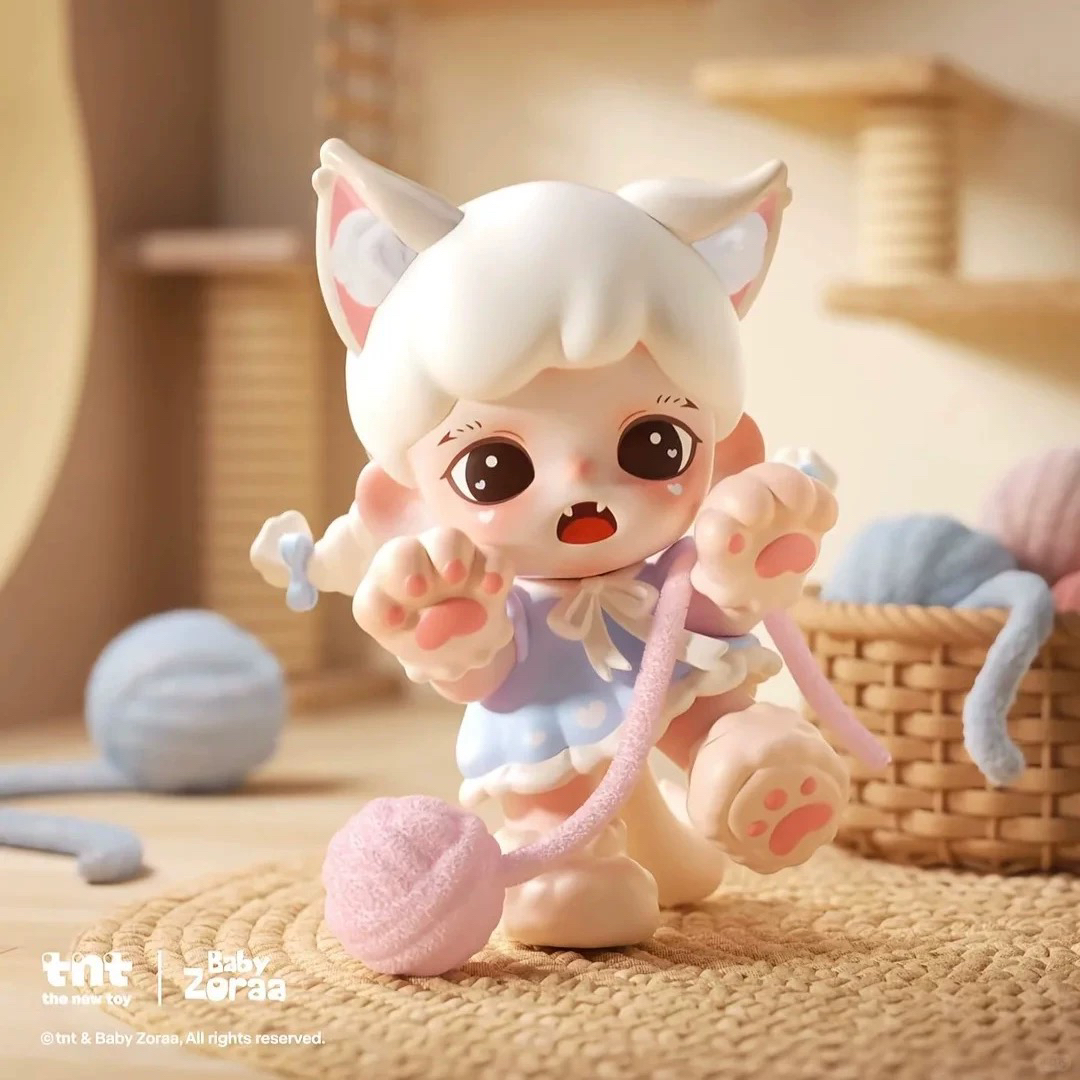 【踩后二】欧TNTSPACE-Zoraa喵呜猫颜社mini手办盲盒潮玩摆件