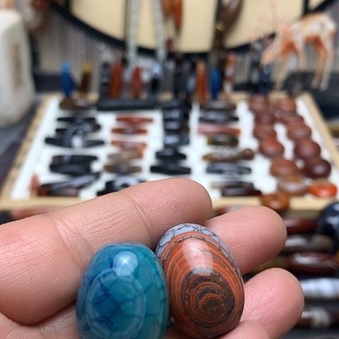 玛瑙/玉髓颈饰合金新*