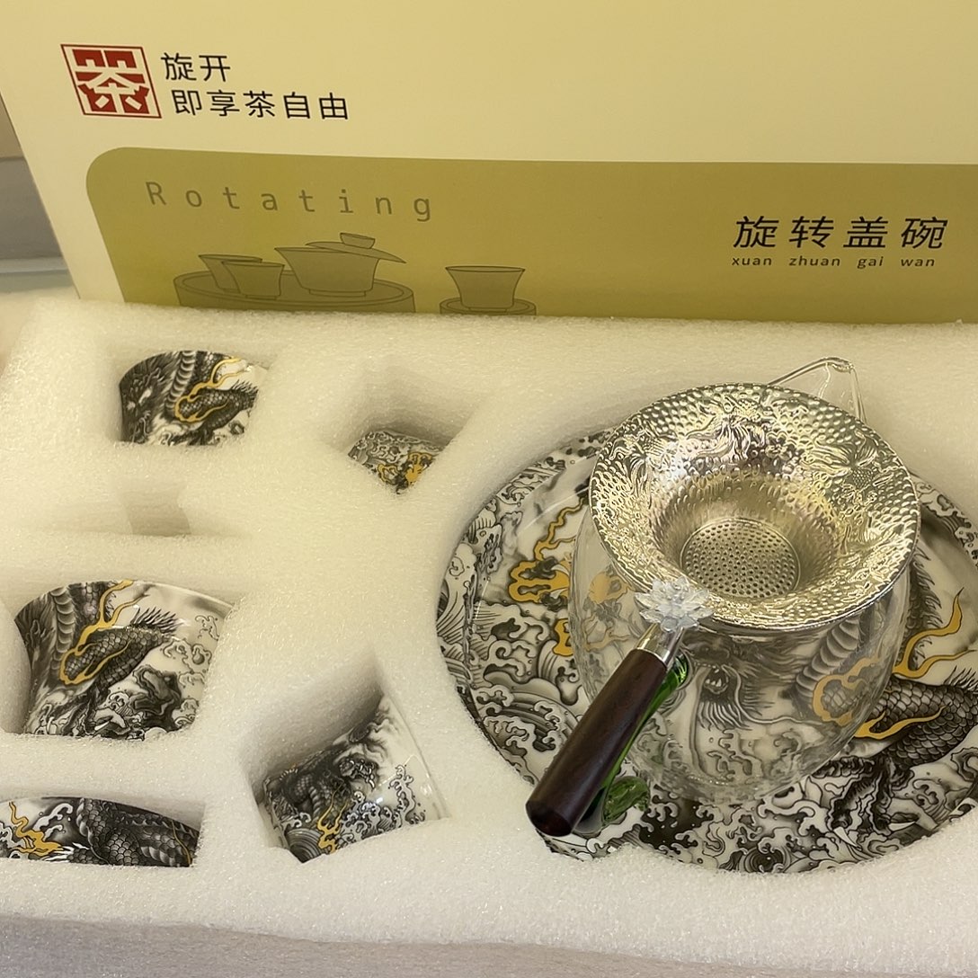 陶景德陶瓷盖碗茶具