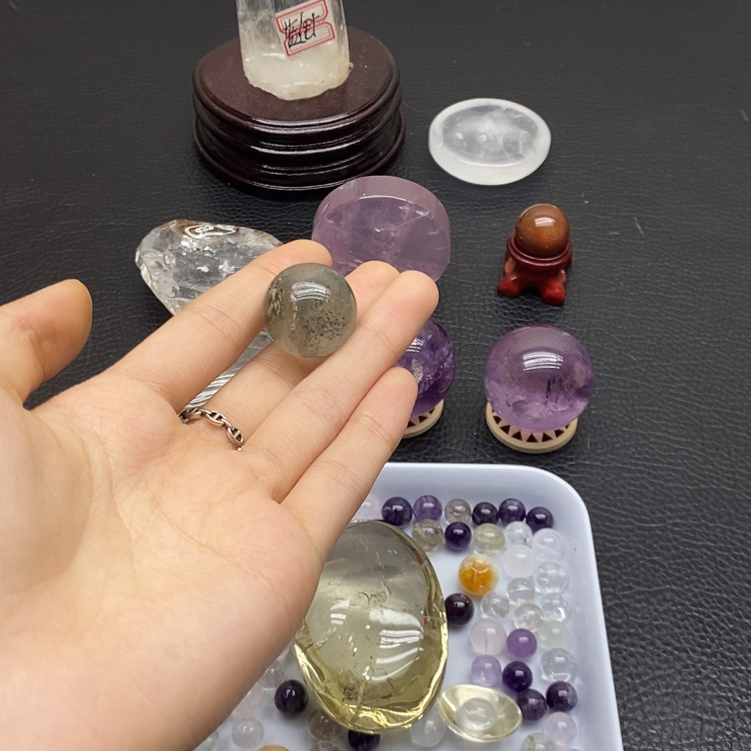 水晶未镶嵌珠宝半成品63水晶石