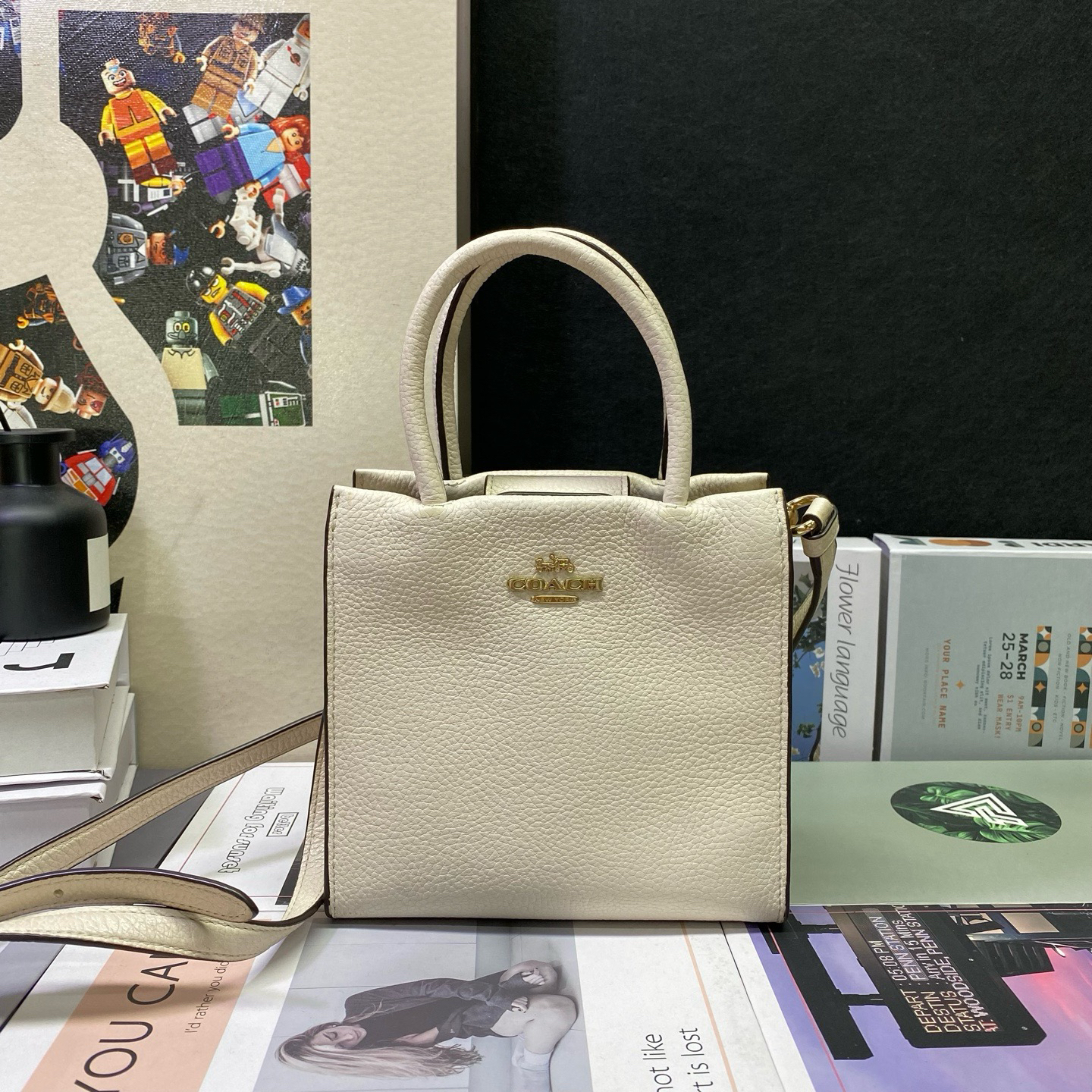 95新 COACH/蔻驰 23507斜挎包17*16