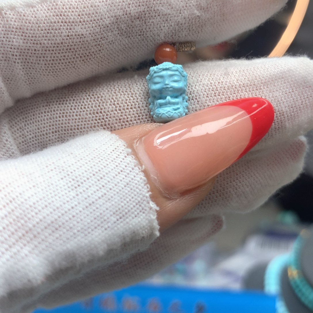 绿松石未镶嵌挂件