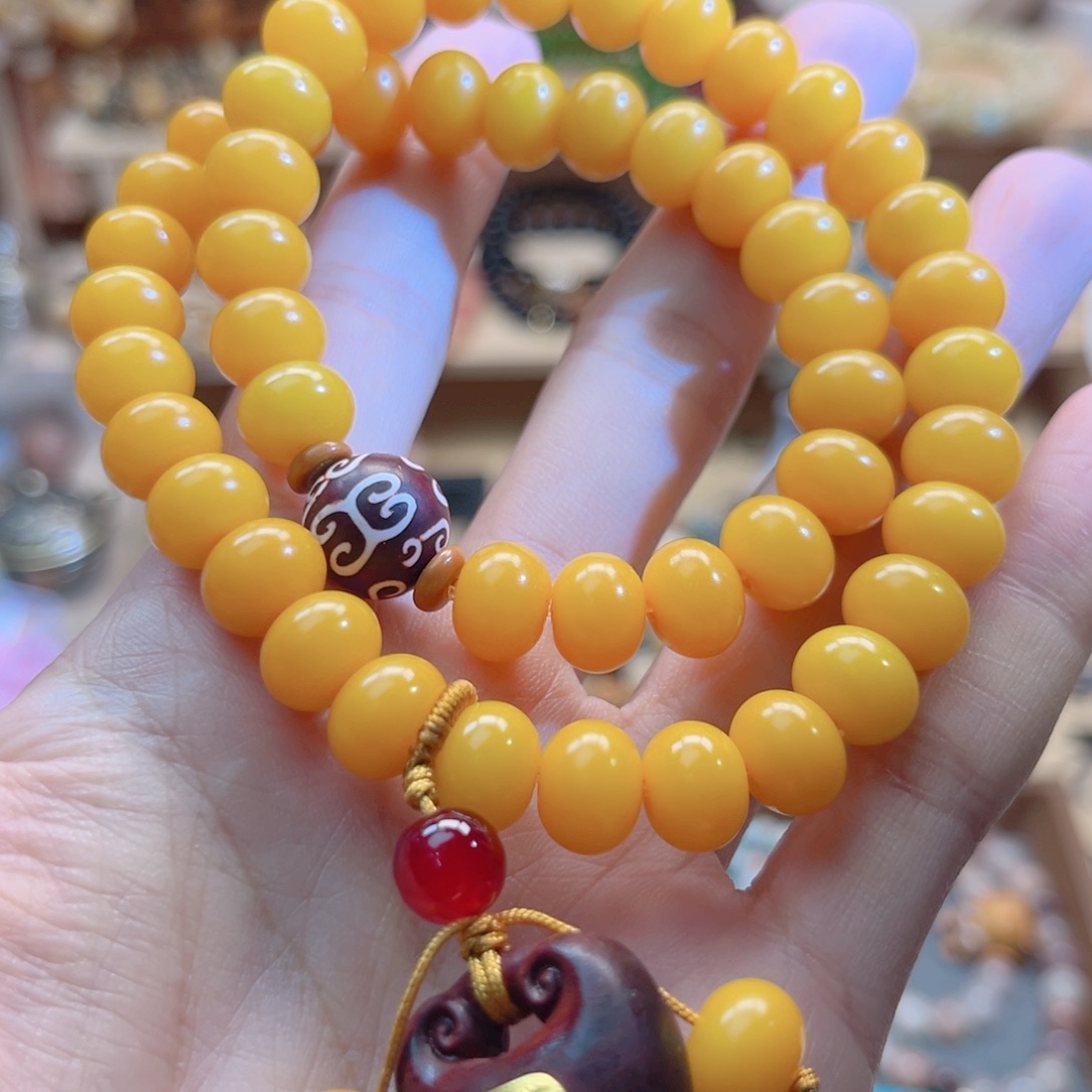 白玉菩提吊坠白玉菩提双圈