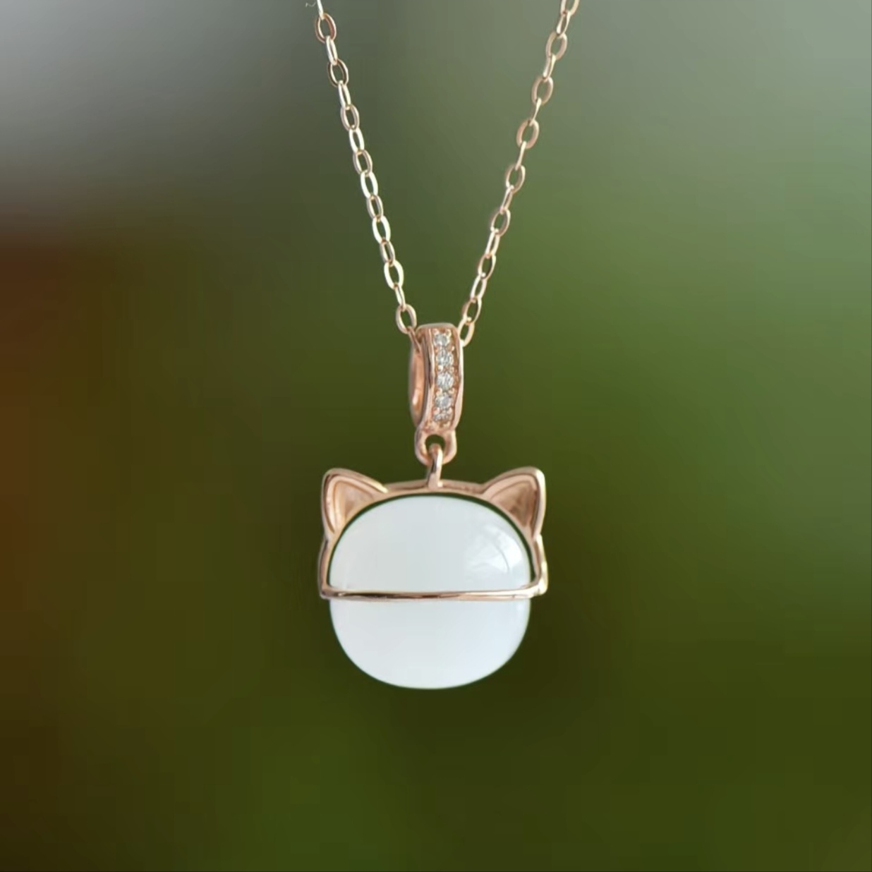 和田玉吊坠时尚百搭项链