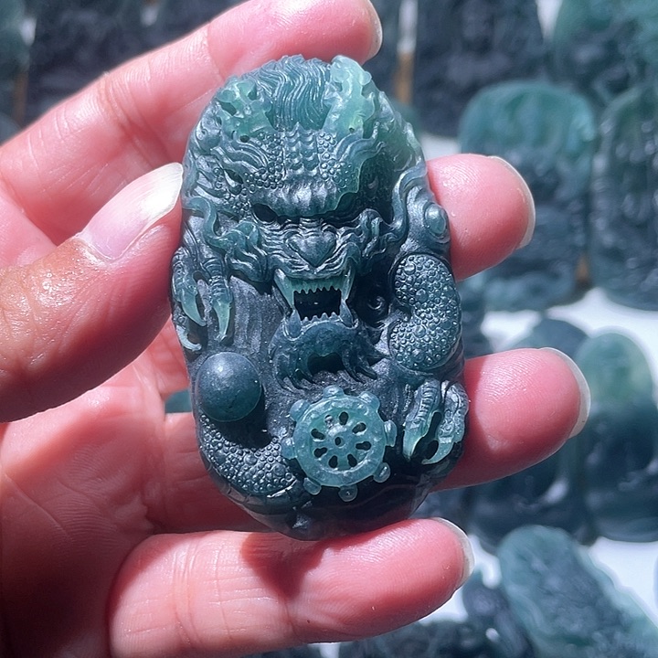 定制翡翠未镶嵌8****1龙