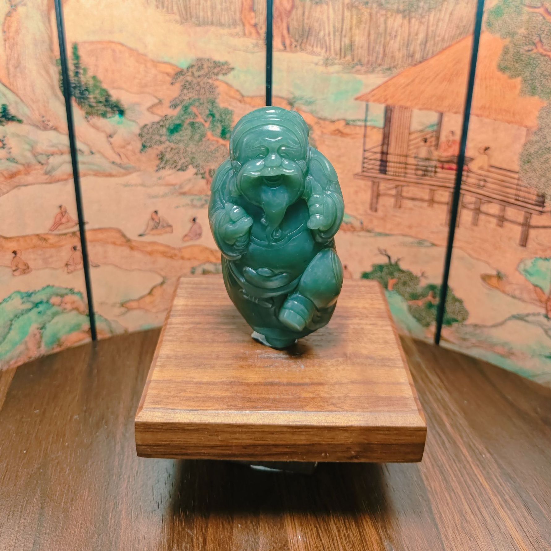 X和田玉财神0537吊坠