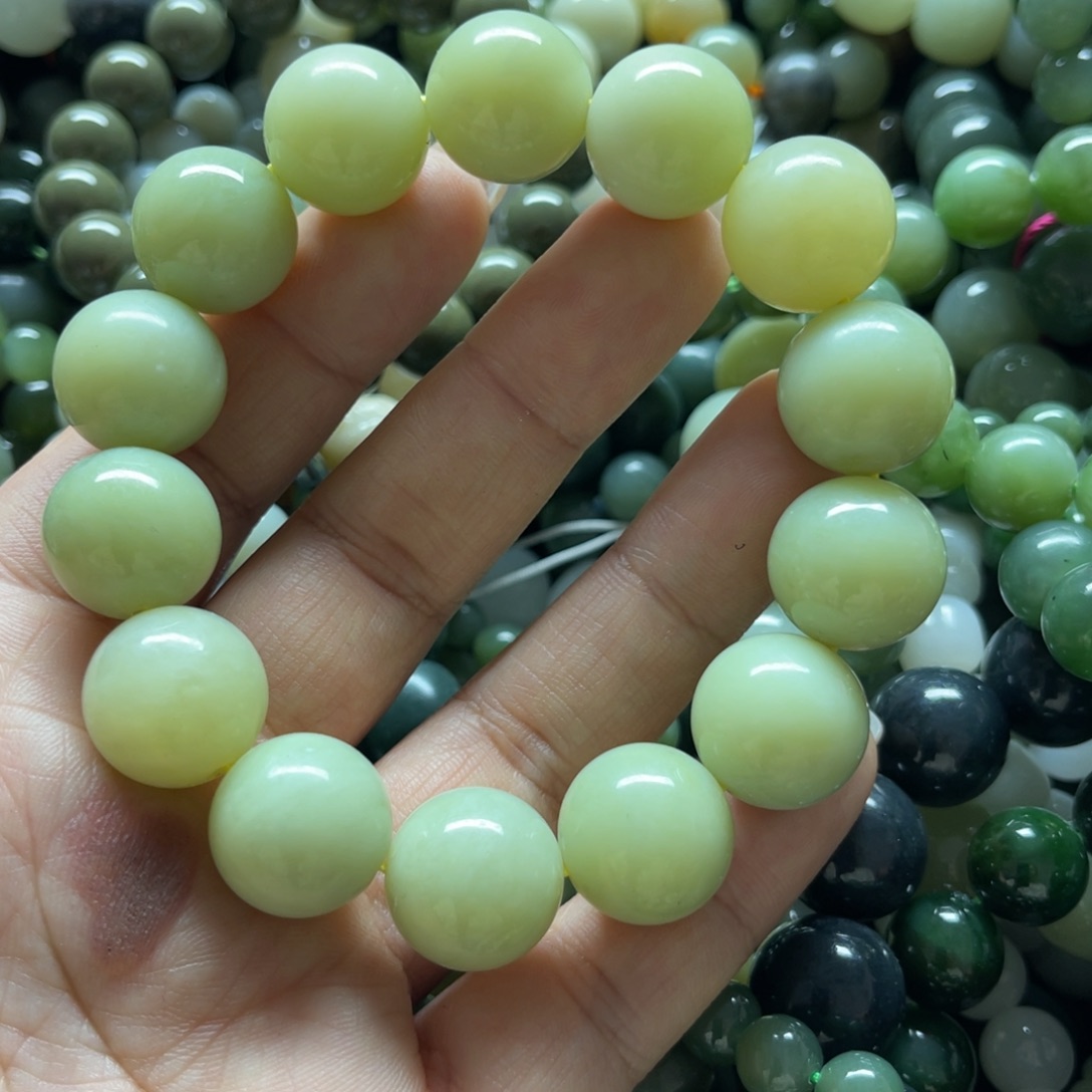 和田玉手链未镶嵌