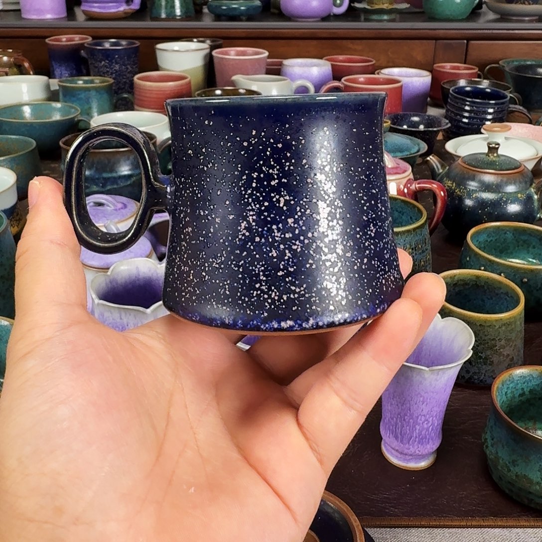 星空釉马克杯咖啡杯