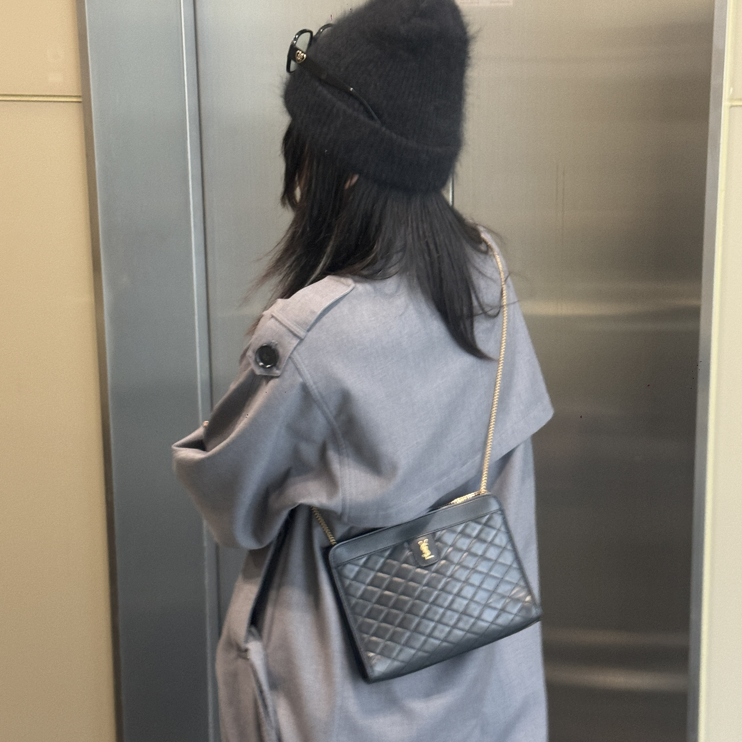 95新 YSL/圣罗兰 Ysl 新款 黑金夹子jm