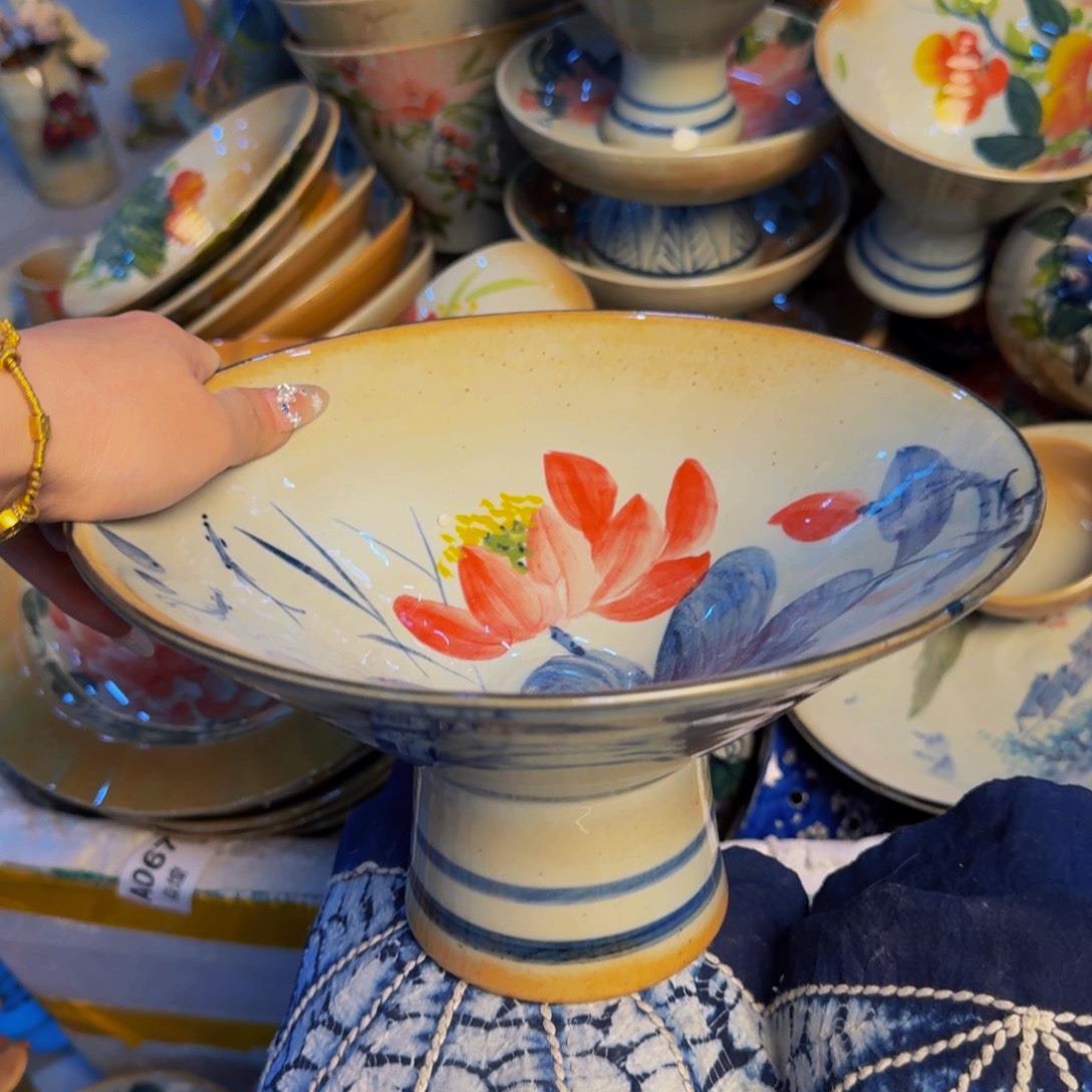 瓷片景德镇陶瓷手工手绘