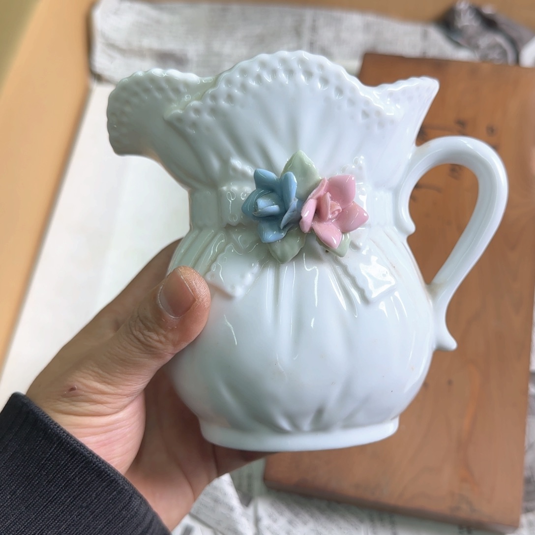 瓷片艺****仙恭喜发财大吉大利