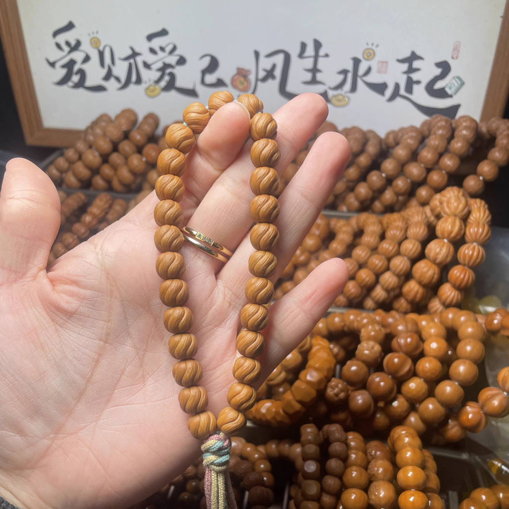 猴头卷卷酥10mm精雕猴头核桃手持小红书同款核桃雕刻龙纹卷卷舒