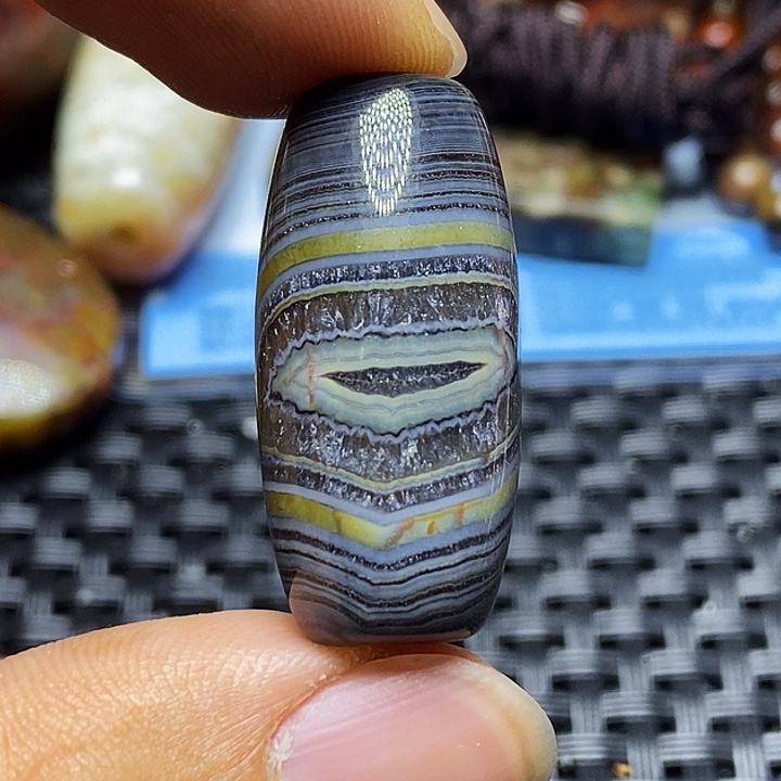 茶***深玛瑙/玉髓未镶嵌颈饰