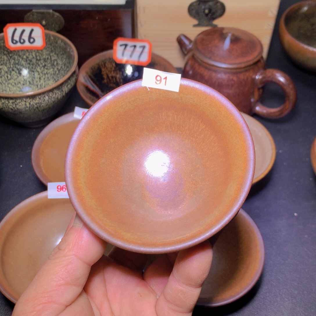 茶盏91 建盏主人杯客杯