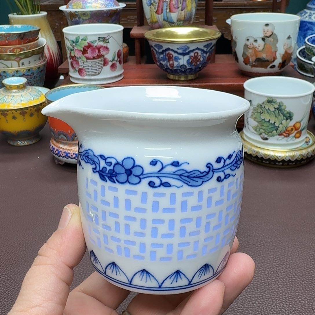 瓷片景德镇仿古手工制作精品展示