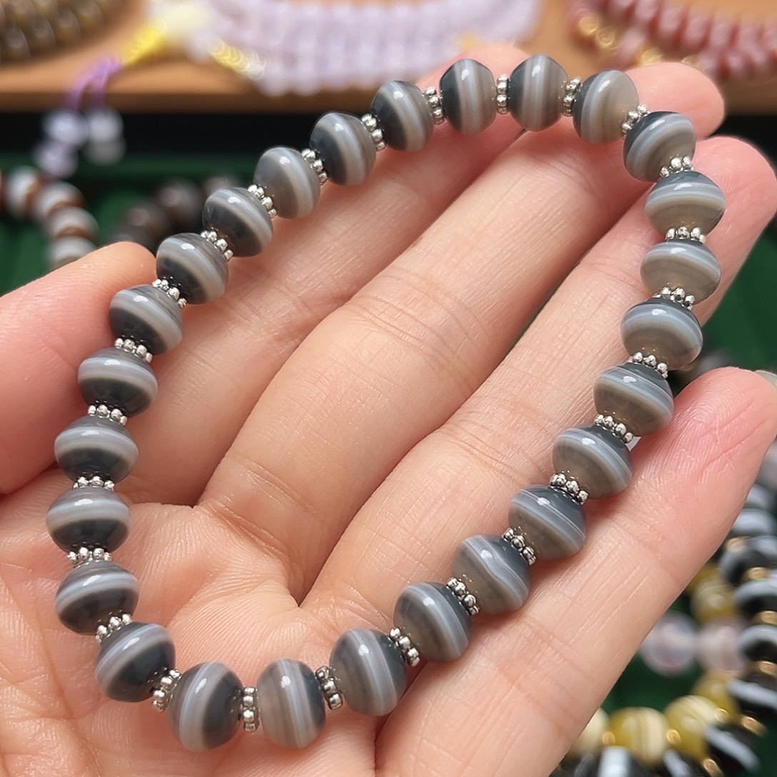 玛瑙/玉髓合金手串