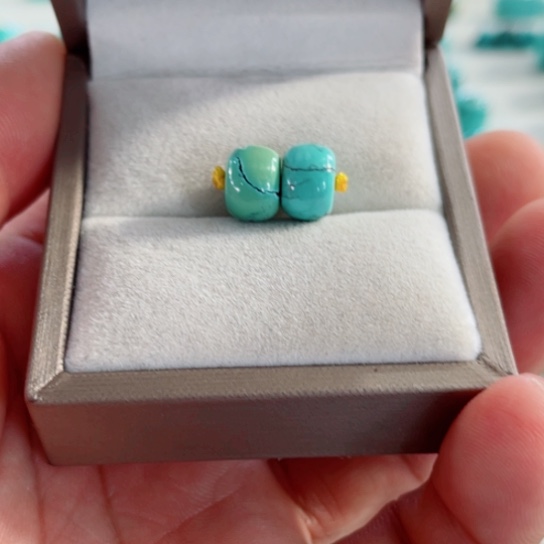 未镶嵌绿松石珠宝奇石曾****水