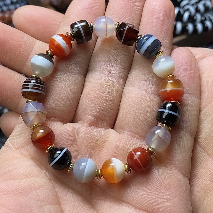 玛瑙/玉髓手链未镶嵌