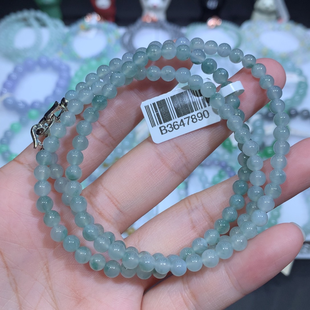 翡翠未镶嵌手串天然