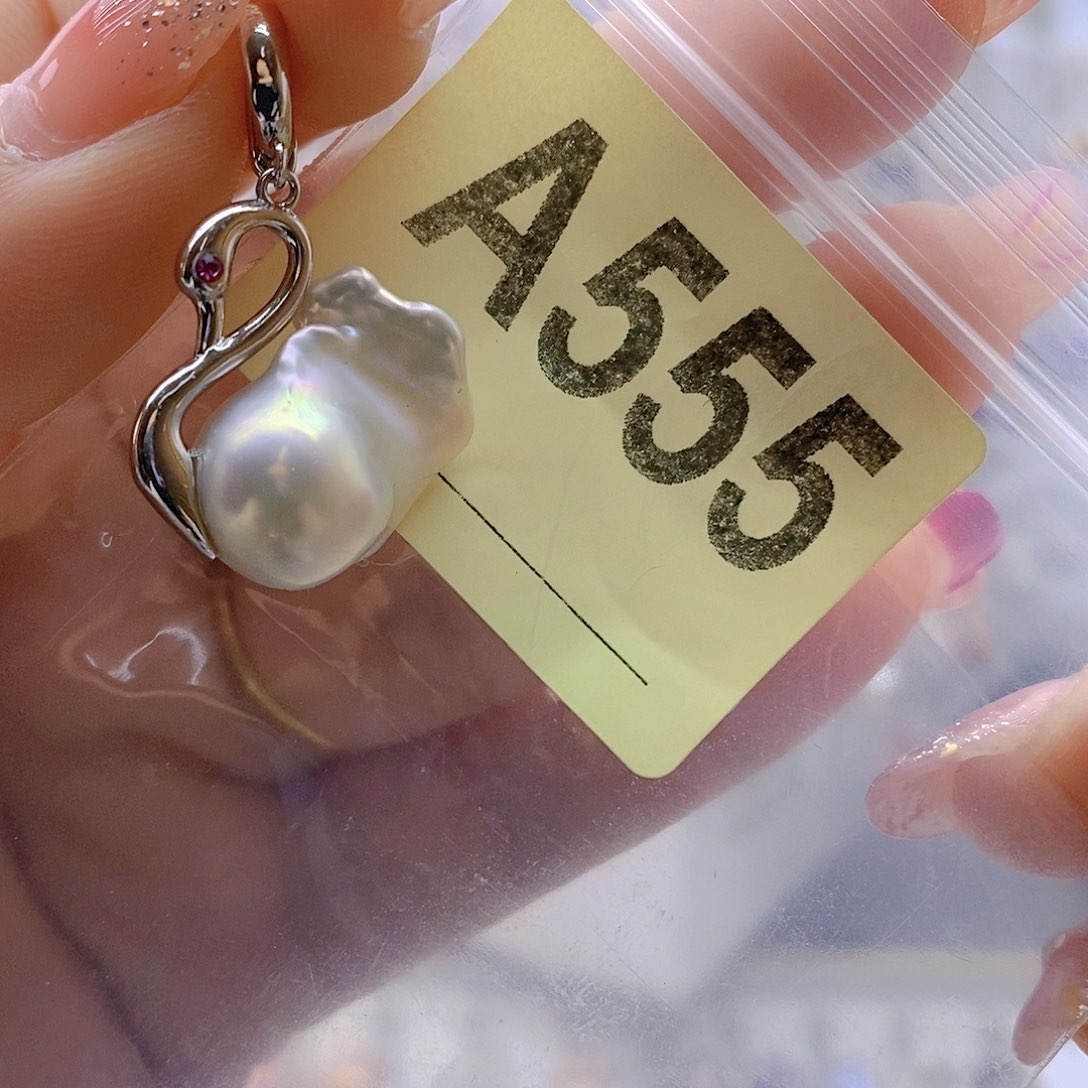 淡水珍珠颈饰银S925镶嵌