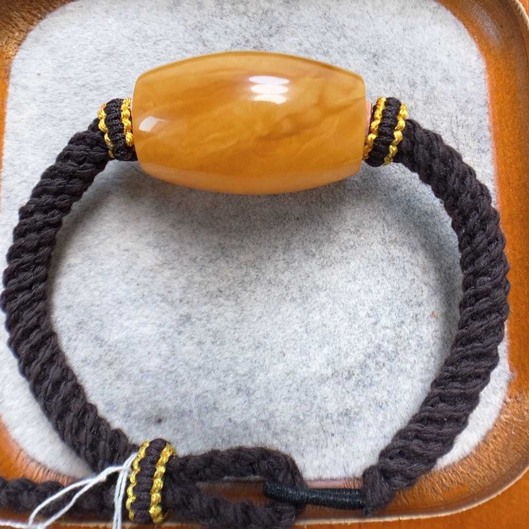 蜜蜡手串未镶嵌蜜蜡