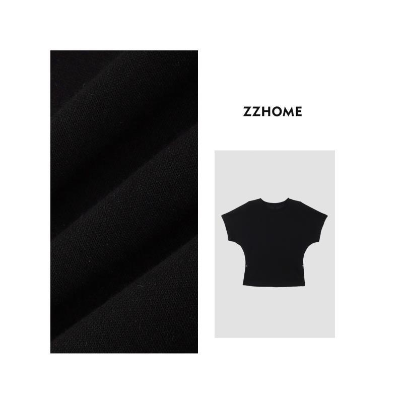 ZOZO HOME ｜细节聚焦凉感造型剪裁开叉T恤q170773p休闲夏季显瘦