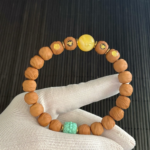 猴头核桃手串 鬼印手串4标2配 原皮原色 精工精卡 毕业级文玩手串