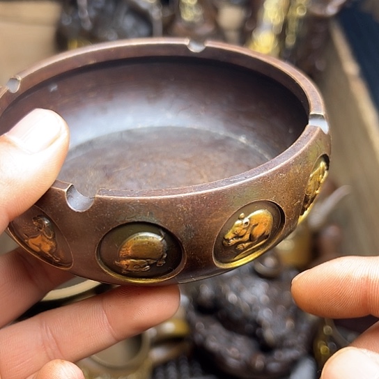 铜制文玩把玩物件