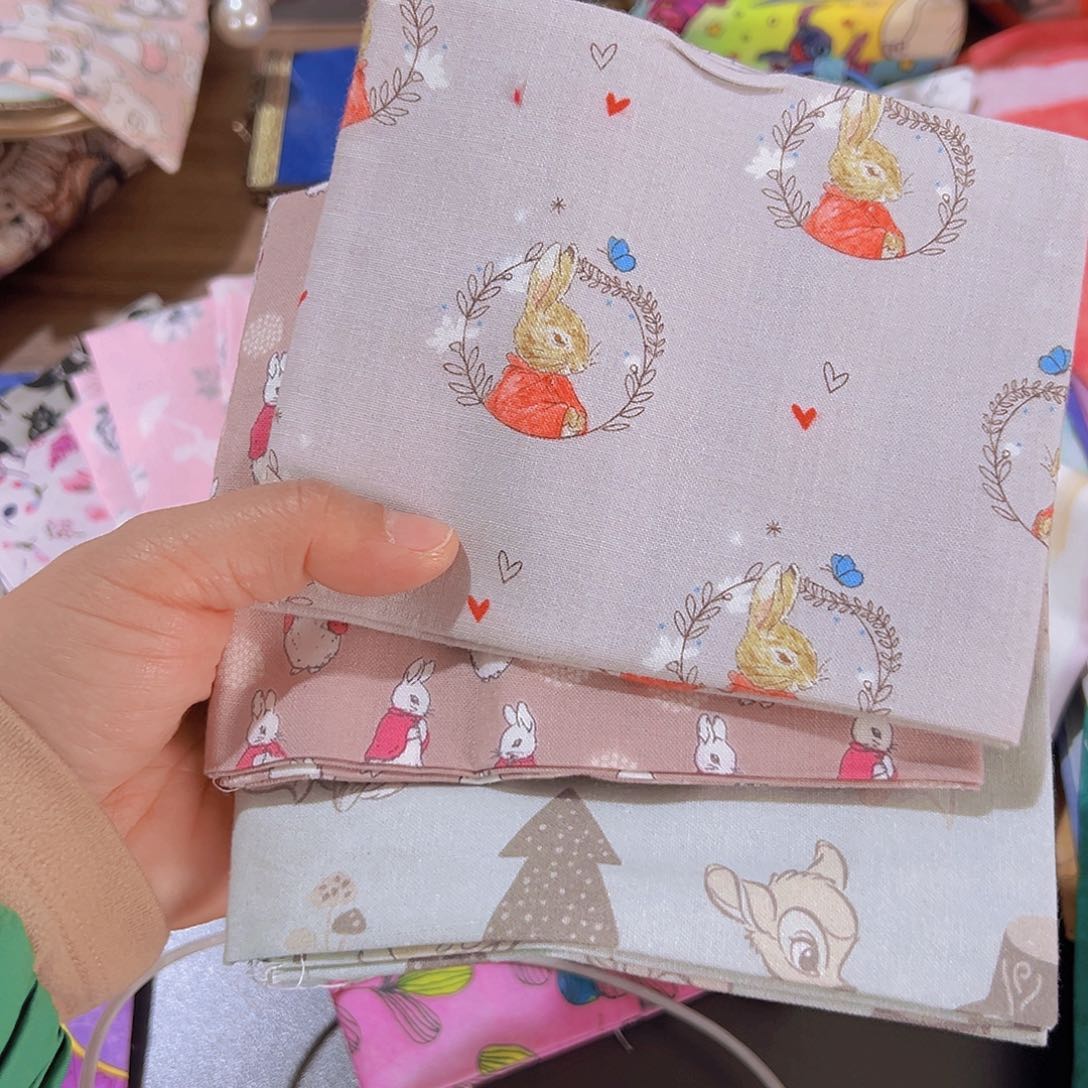 3片纯棉平布45.50一片果子布艺