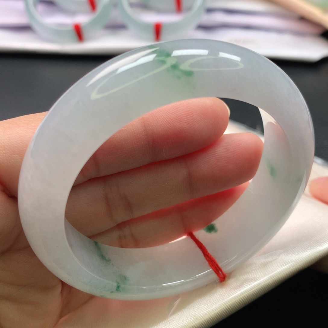 翡翠手镯未镶嵌缅甸54.55