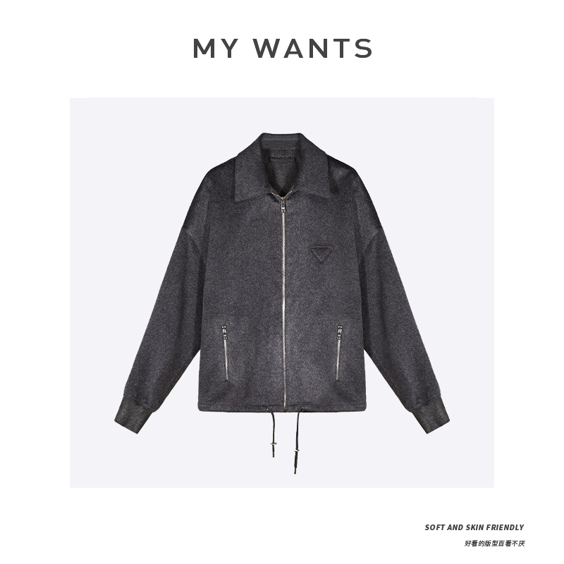 MY WANTS~轻奢休闲时尚好看韩系设计师新款百搭秋冬外套女DY3373