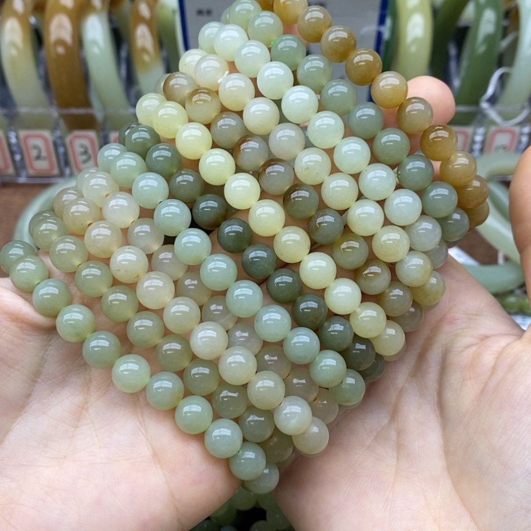 手串未镶嵌和田玉卡8