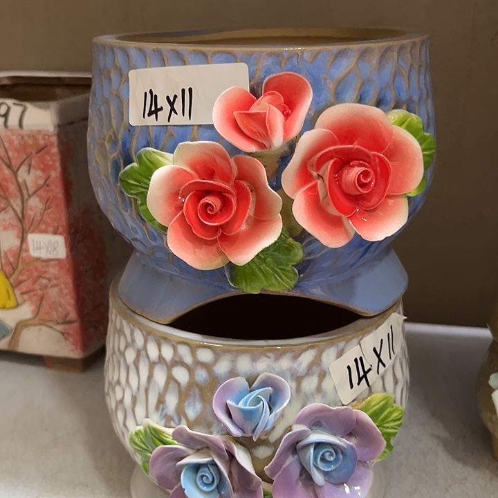 粗陶材质多肉花盆