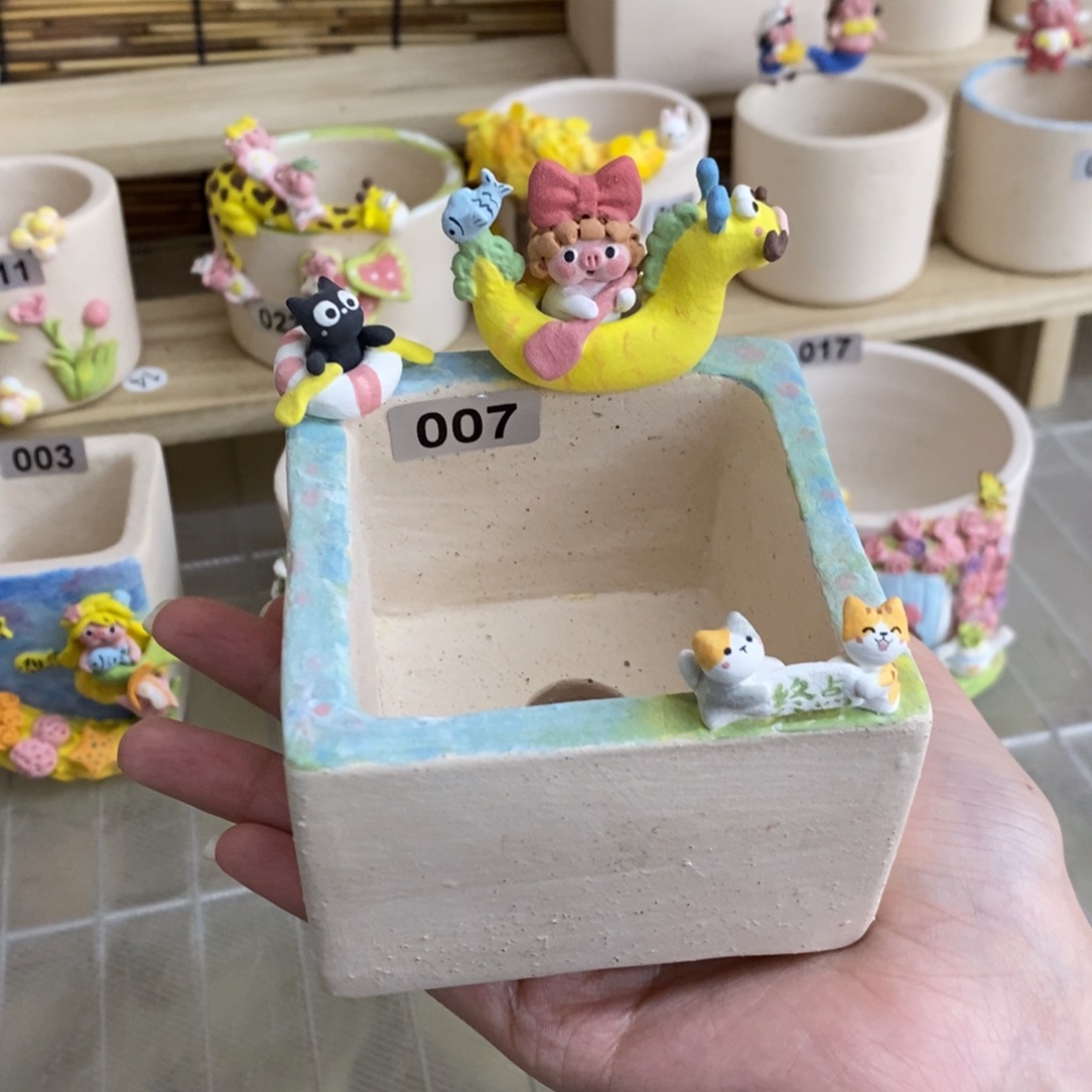 007，新款素烧，内口6.5