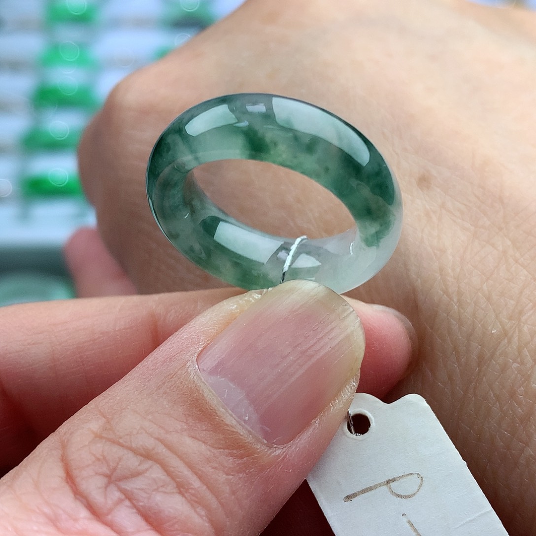 未镶嵌戒指翡翠9-10号