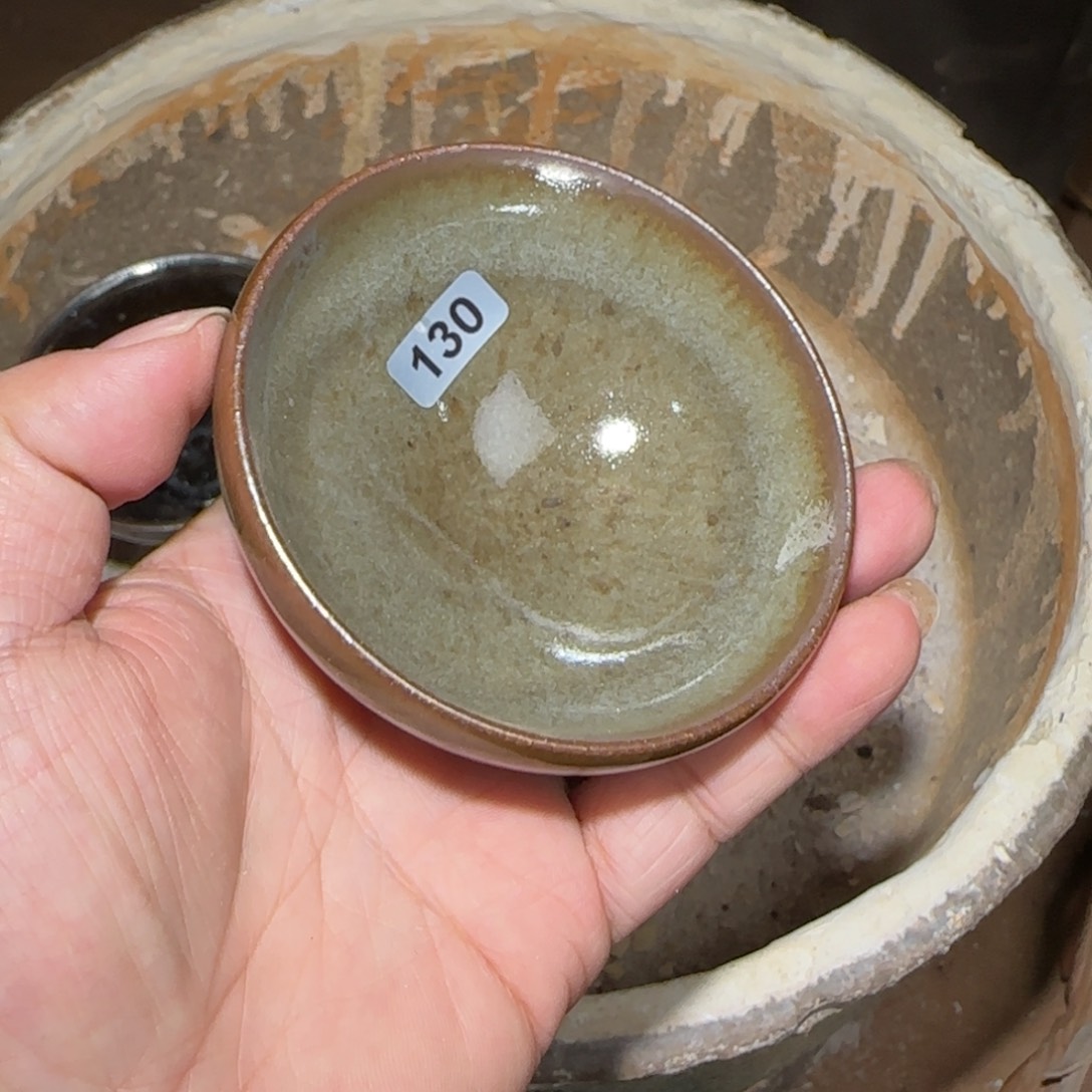 茶盏焦源柴烧自然还原130