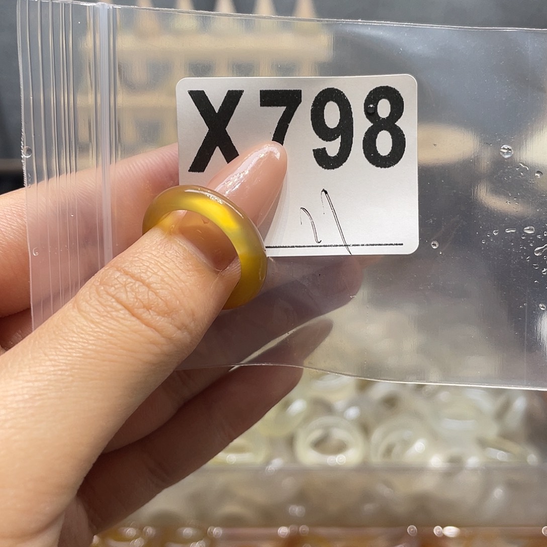玛瑙/玉髓未镶嵌戒指798