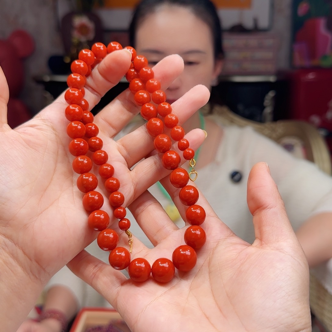 南红玛瑙手链未镶嵌