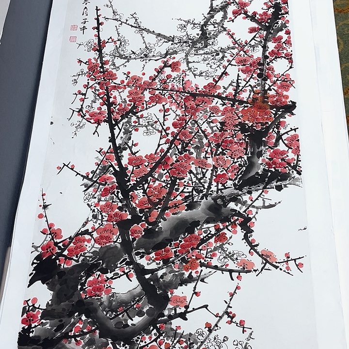 国画四尺整张花鸟