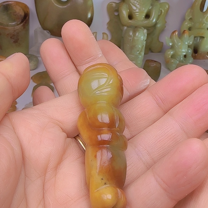 和田玉吊坠(不含链)未镶嵌