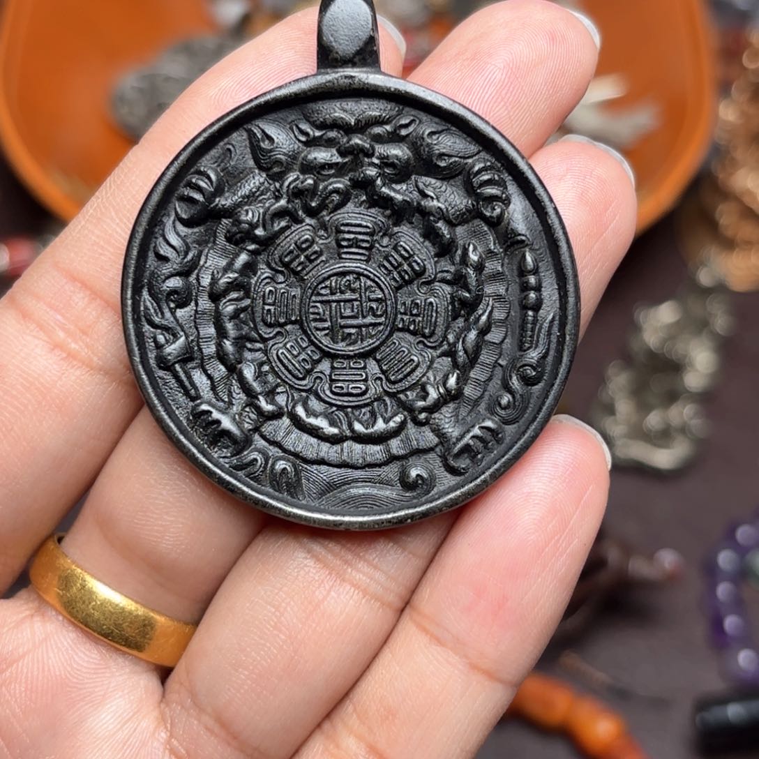 东***阳铜星月菩提吊坠项链吊坠