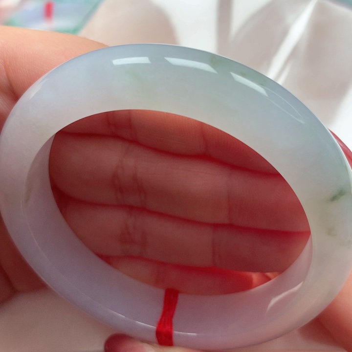 翡翠手镯未镶嵌冰飘花49