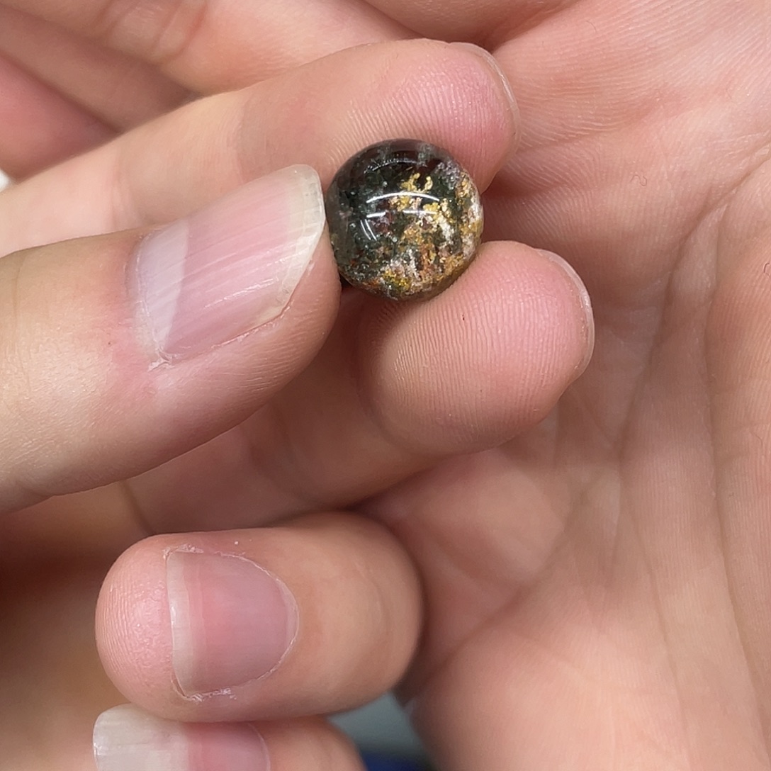 水晶珠宝半成品未镶嵌朝**真打孔，不退不换